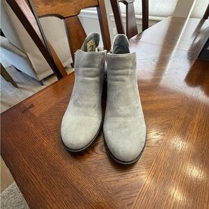 Gray Ankle Boots